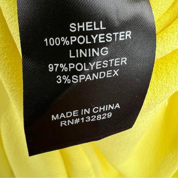 NBD NWT Greta Gown in Yellow size XS Revolve - Picture 6 of 8